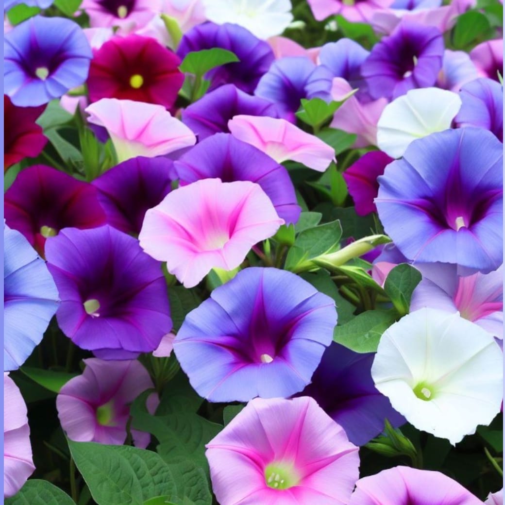 Mixed Morning Glory Seeds – summer flower seeds for home garden in India